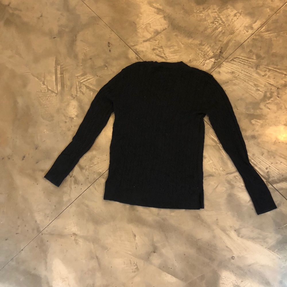 Lightly worn black sweater